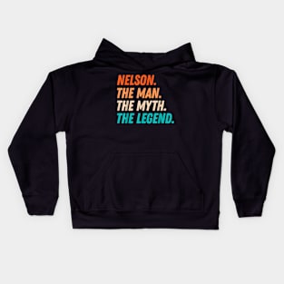 The Man The The Legend Father's Day Grandpa Kids Hoodie